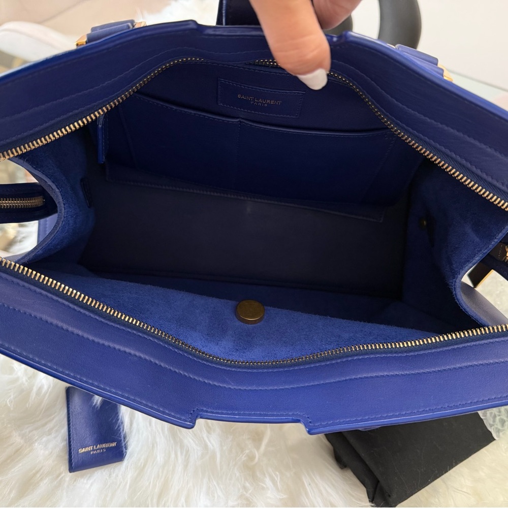SAINT LAURENT CHYC Cabas Y Logo HANDBAG by I - Picture 9 of 12